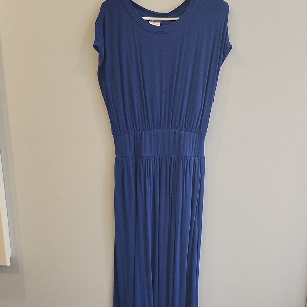 Serra Royal Blue Maxi Dress